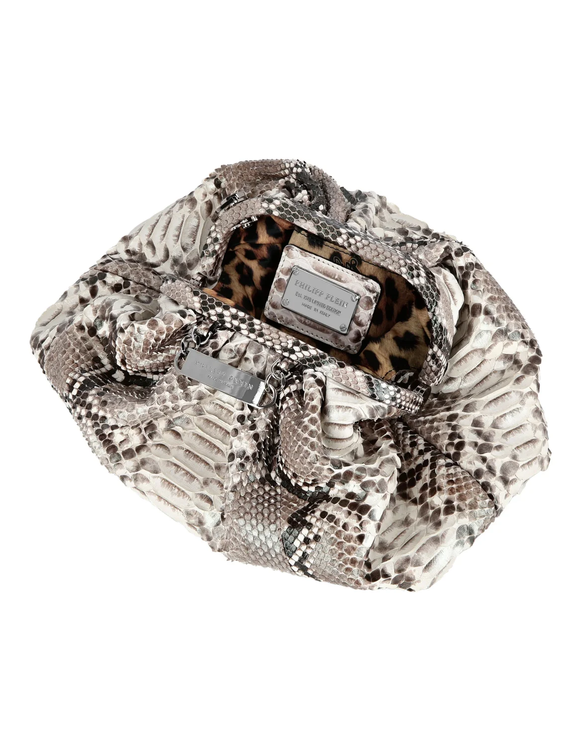 Python Mini Pillow bag Luxury, цвет: Бежевый