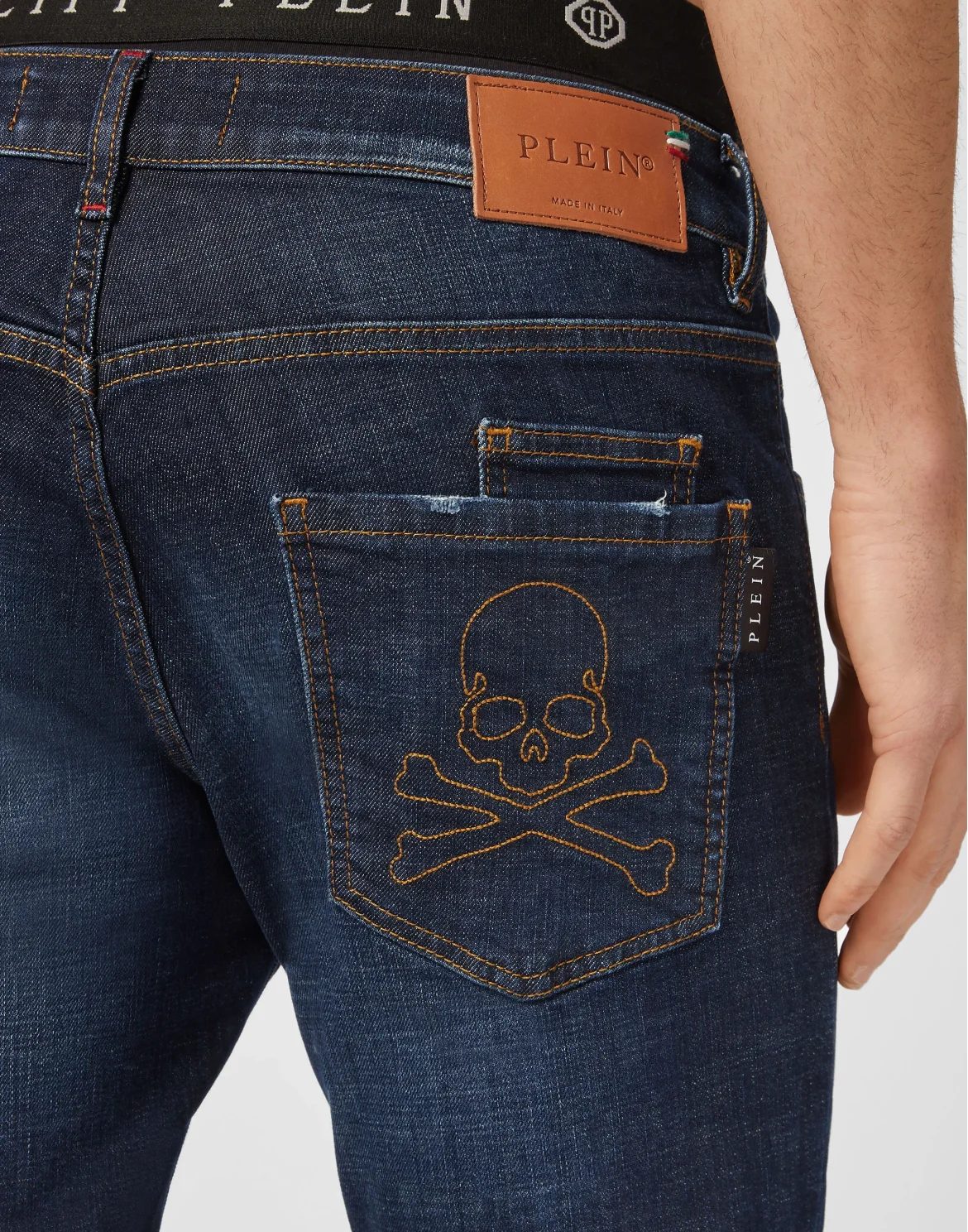 Denim Super Straight Cut Skull, цвет: Синий