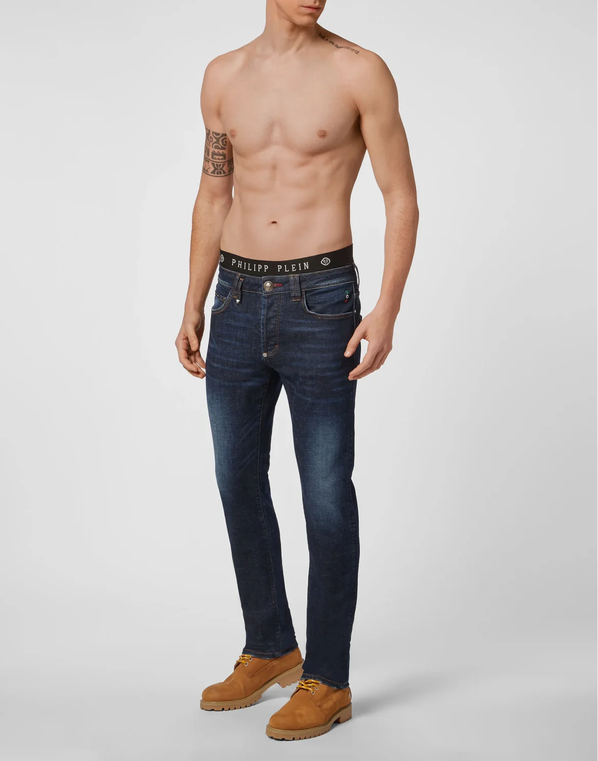 Denim Super Straight Cut Skull, цвет: Синий