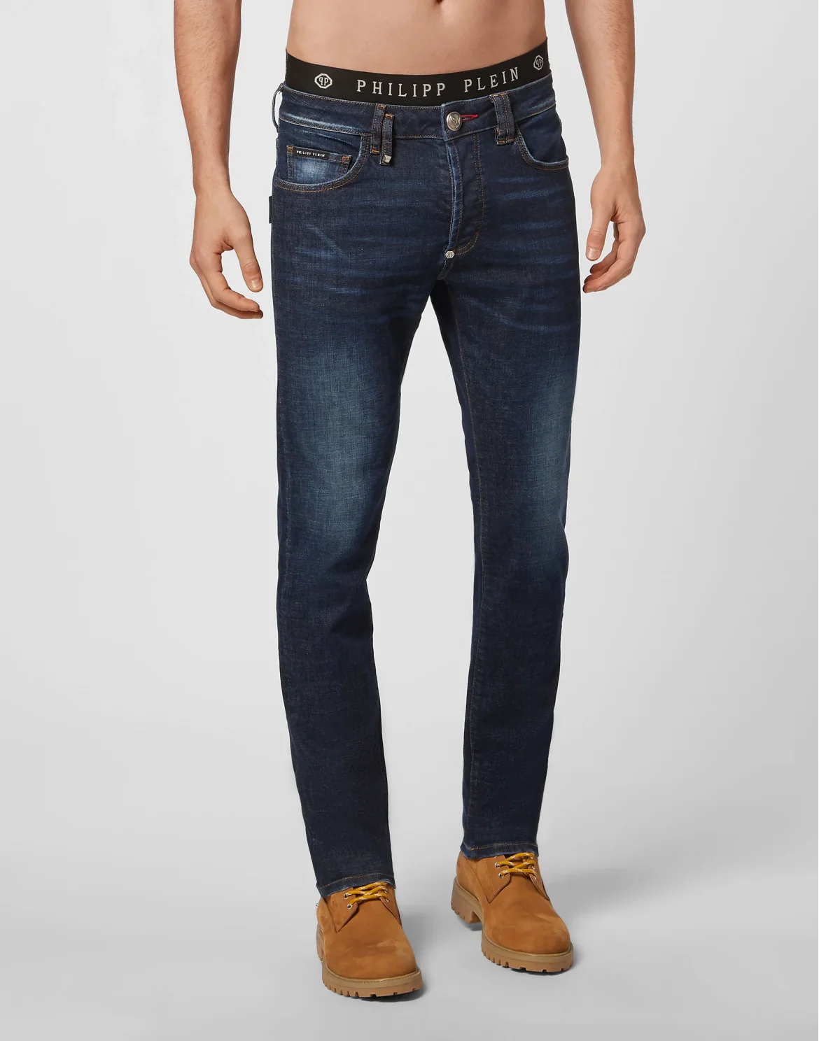 Denim Super Straight Cut Skull, цвет: Синий