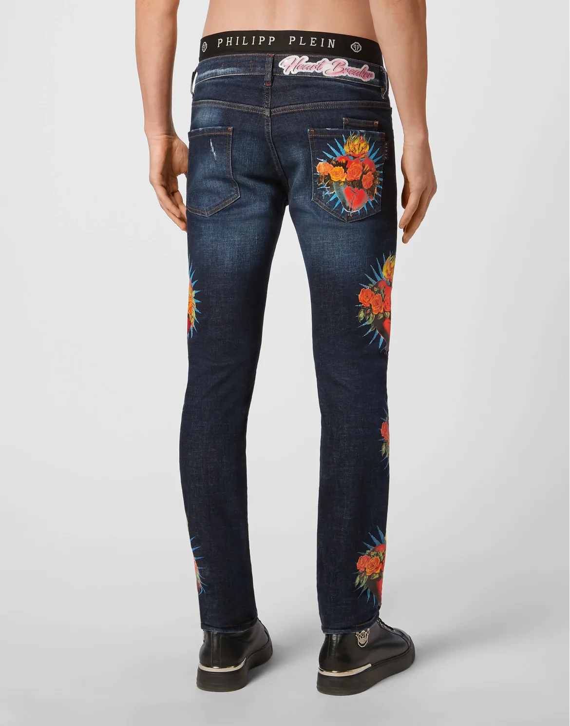 Denim Super Straight Cut Heart Breaker, цвет: Синий