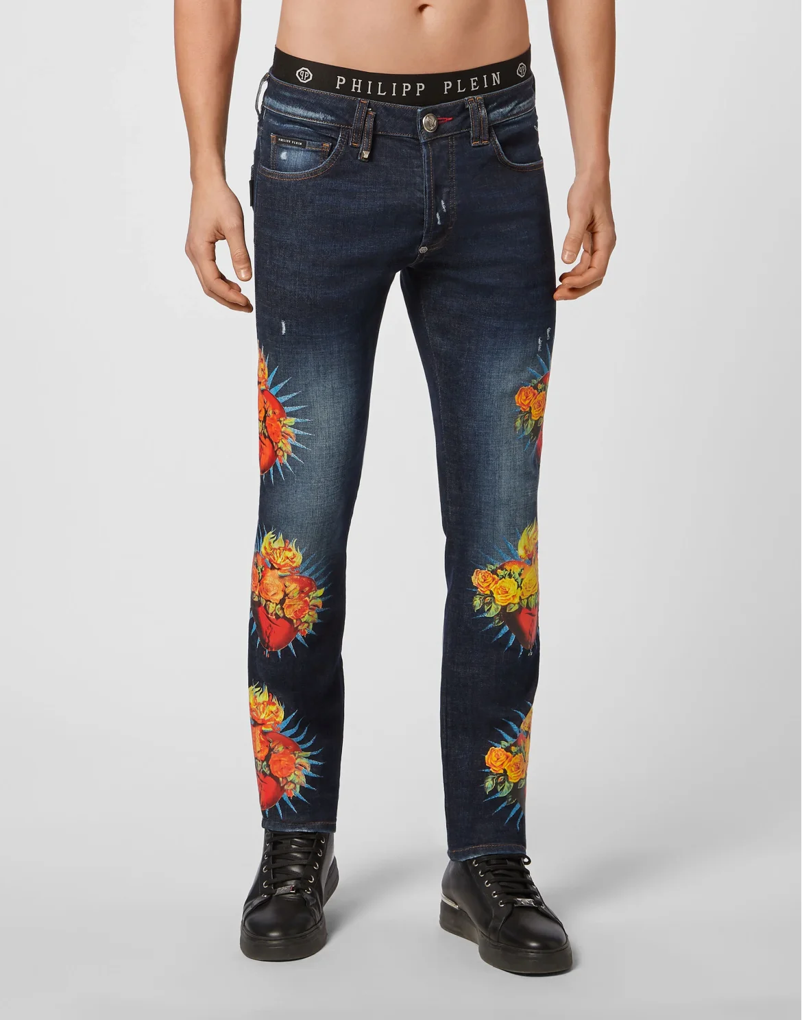 Denim Super Straight Cut Heart Breaker, цвет: Синий