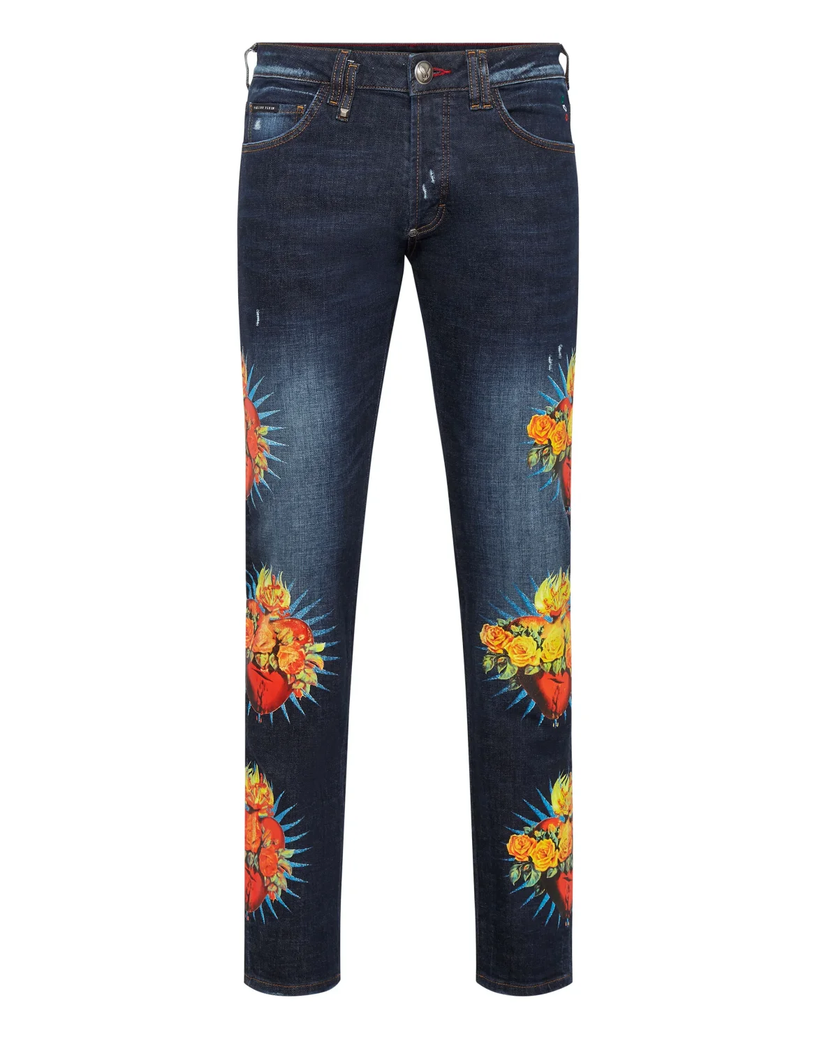 Denim Super Straight Cut Heart Breaker, цвет: Синий