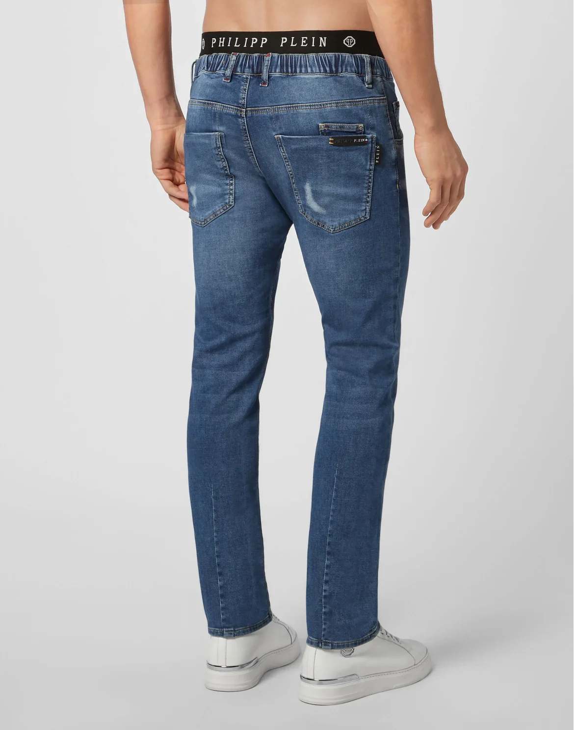 Denim Jogging Iconic Plein, цвет: Синий