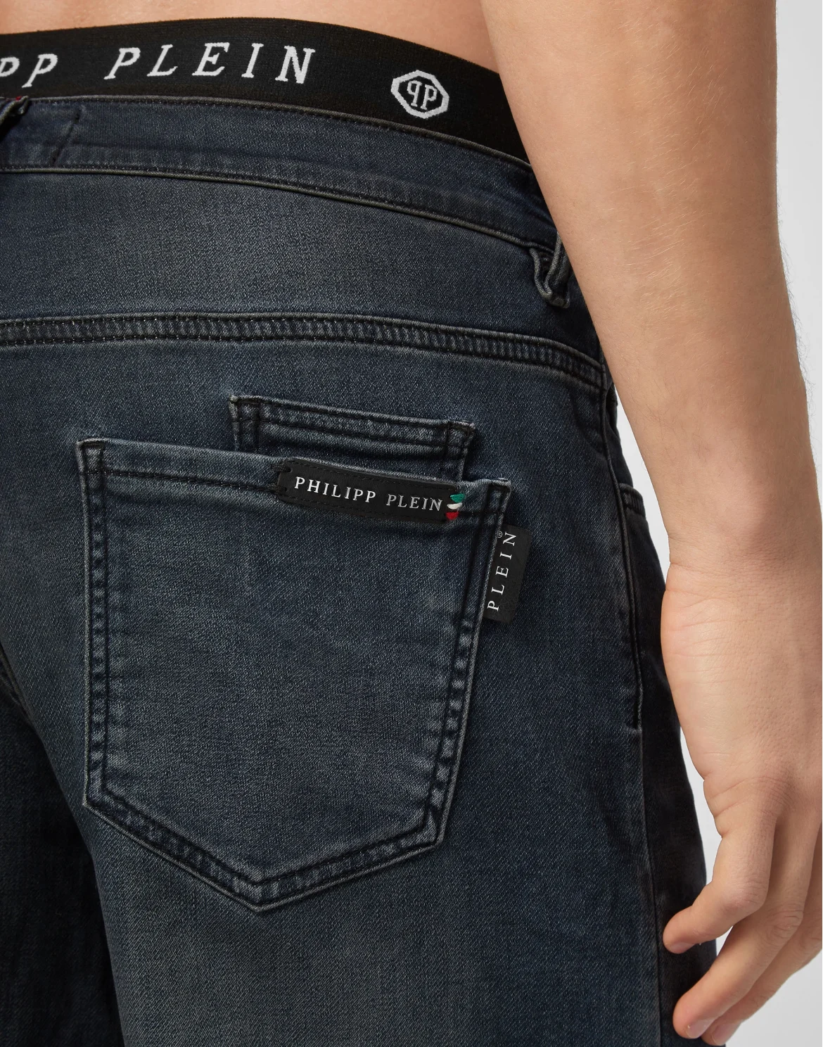 Denim Short St. Tropez Fit Iconic Plein, цвет: Синий