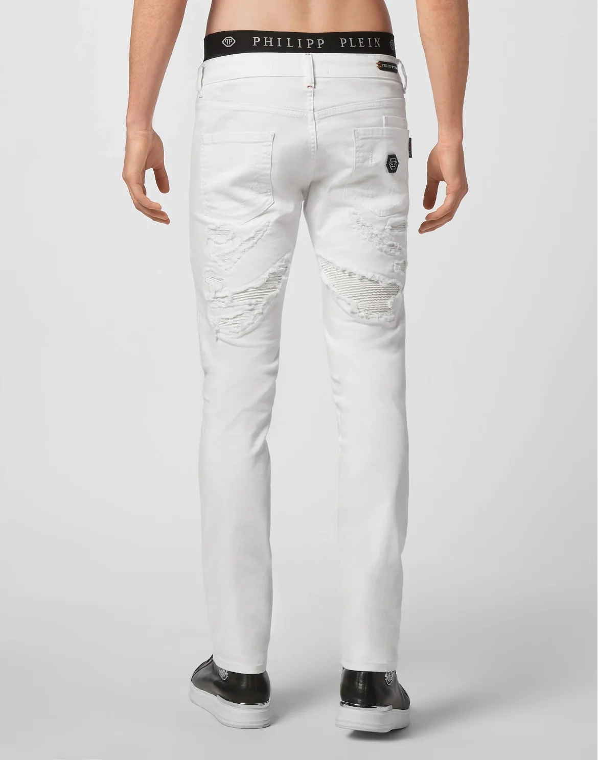 Denim Super Straight Cut Destroyed, цвет: Белый