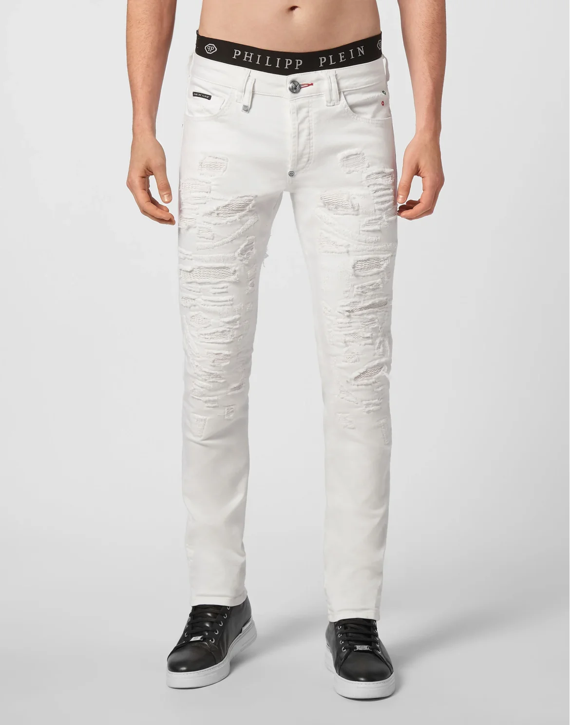 Denim Super Straight Cut Destroyed, цвет: Белый