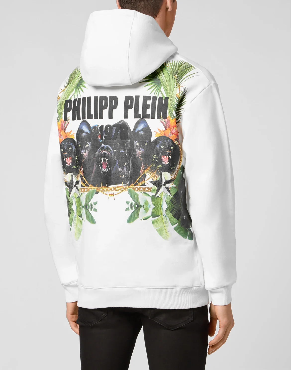 Hoodie sweatshirt Paradise Panther Edition, цвет: Белый
