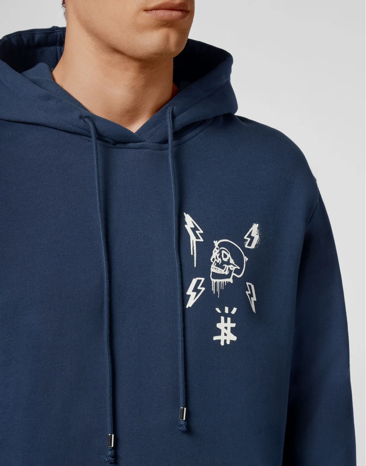 Hoodie sweatshirt Hexagon, цвет: Синий