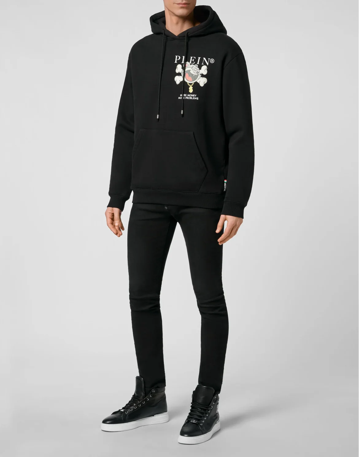 Hoodie sweatshirt More Money more problems, цвет: Черный