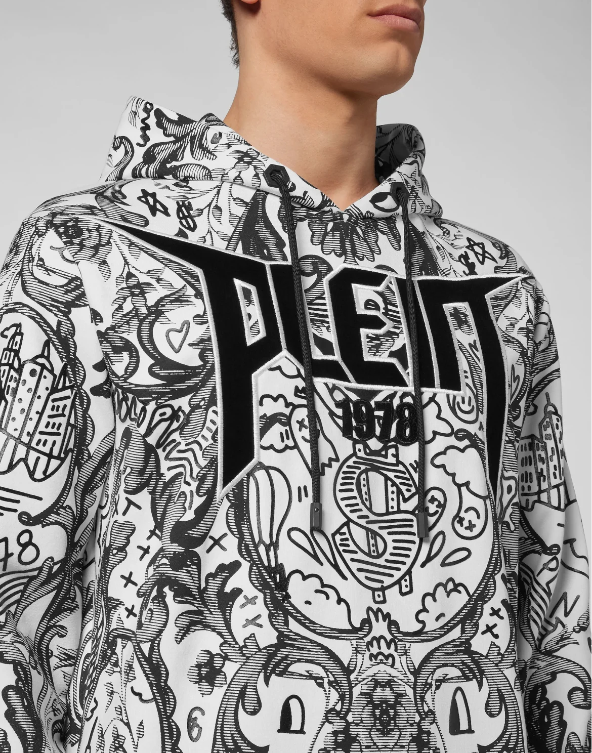 Hoodie sweatshirt  New Baroque, цвет: Черный
