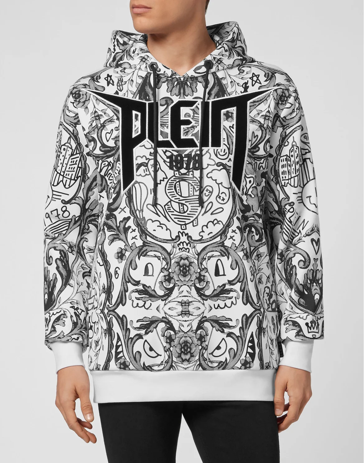Hoodie sweatshirt  New Baroque, цвет: Черный