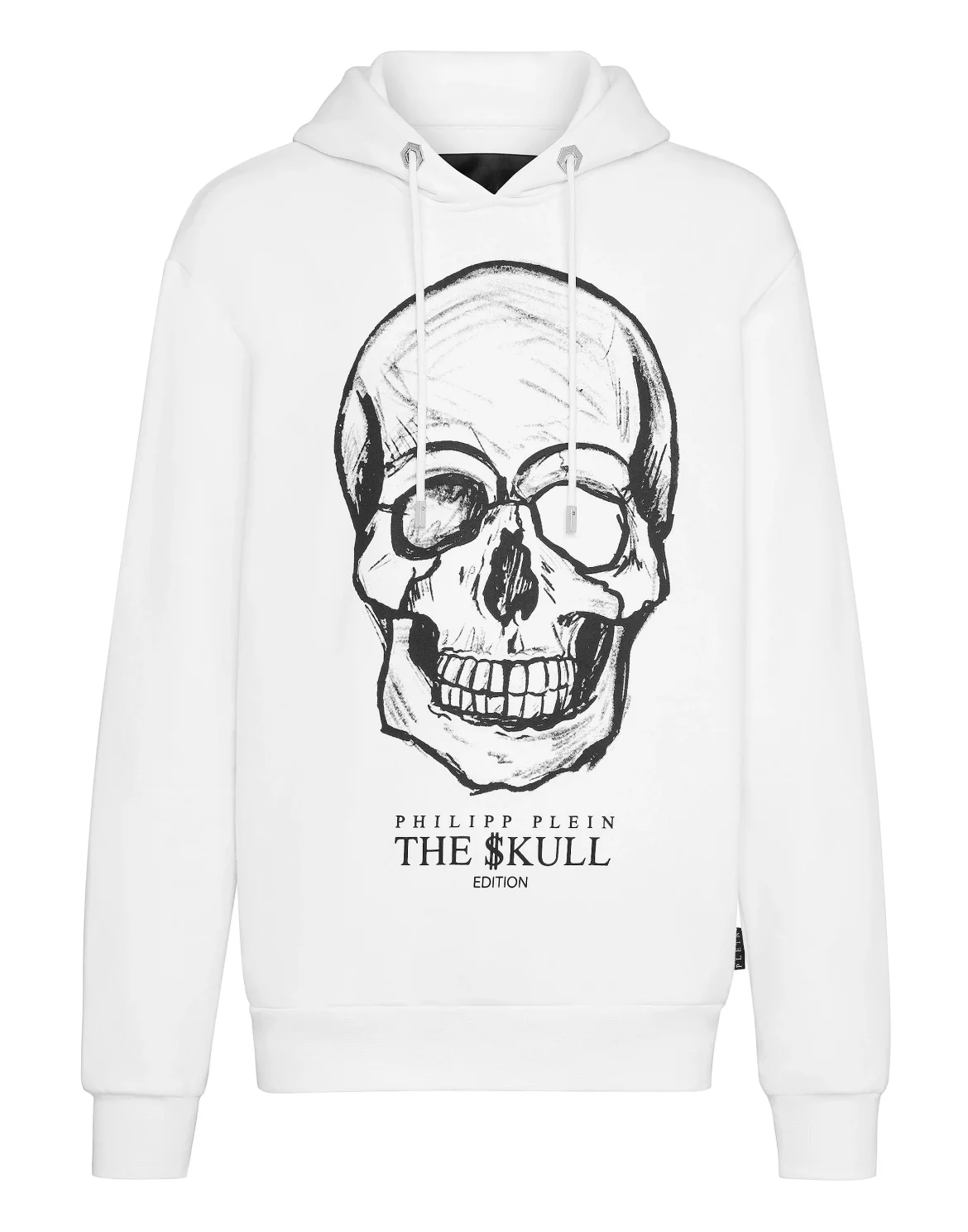 Hoodie sweatshirt print Skull, цвет: Белый