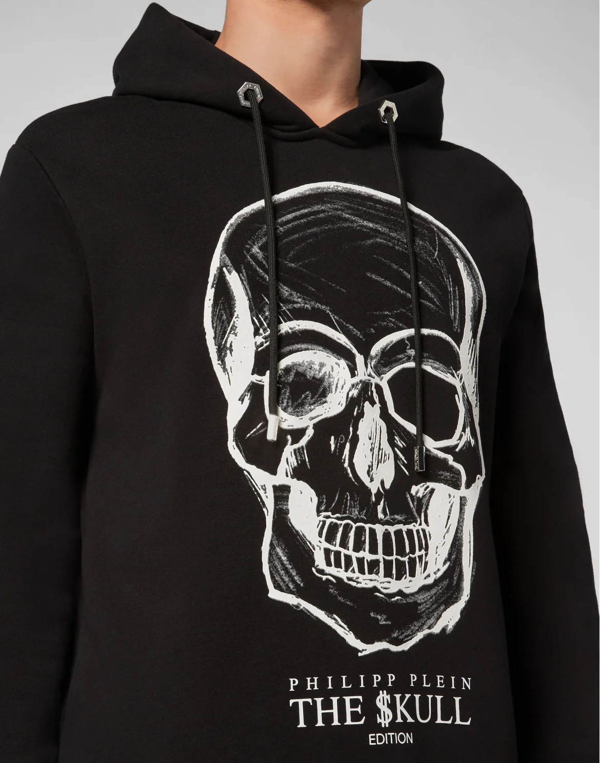 Hoodie sweatshirt print Skull, цвет: Черный