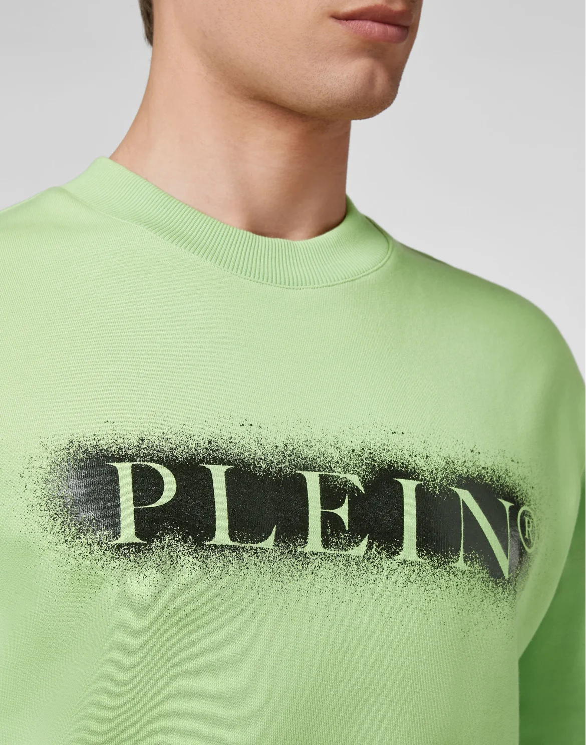 Sweatshirt LS Spray Effect Print Philipp Plein TM, цвет: Зеленый