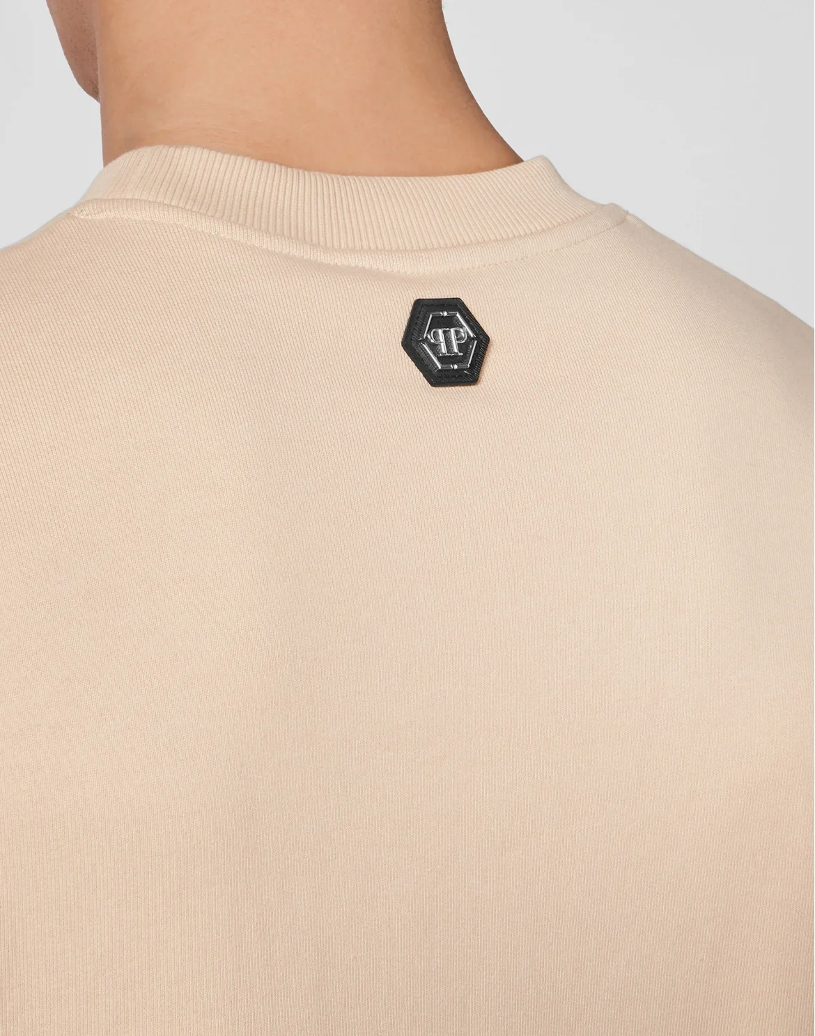 Sweatshirt LS Spray Effect Print Philipp Plein TM, цвет: Бежевый