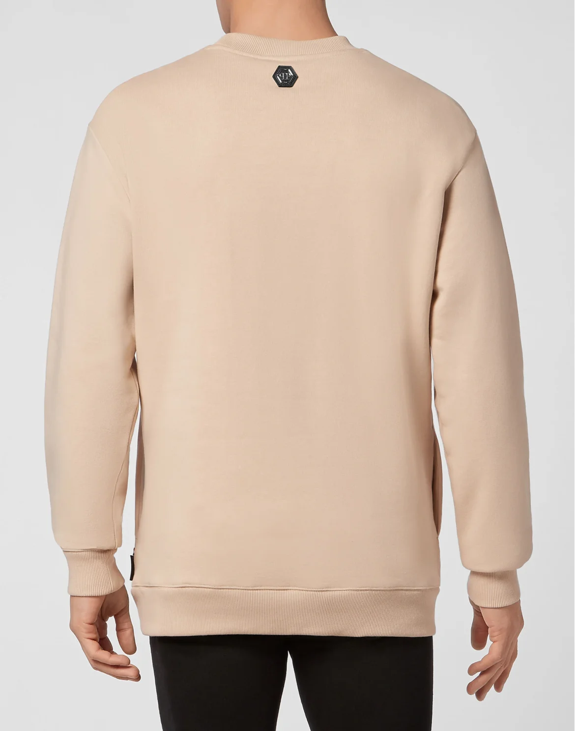 Sweatshirt LS Spray Effect Print Philipp Plein TM, цвет: Бежевый