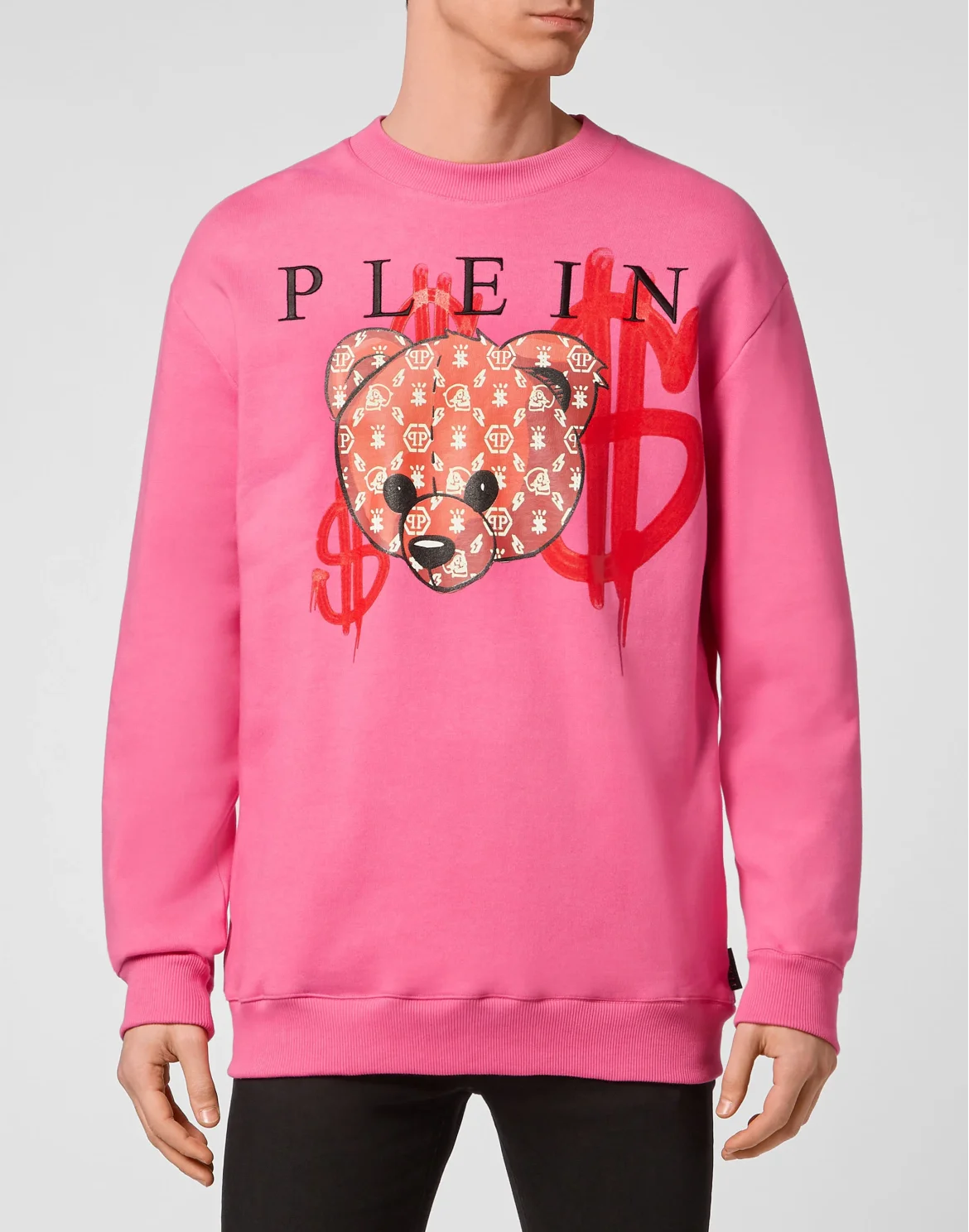 Sweatshirt LS Teddy Bear, цвет: Розовый