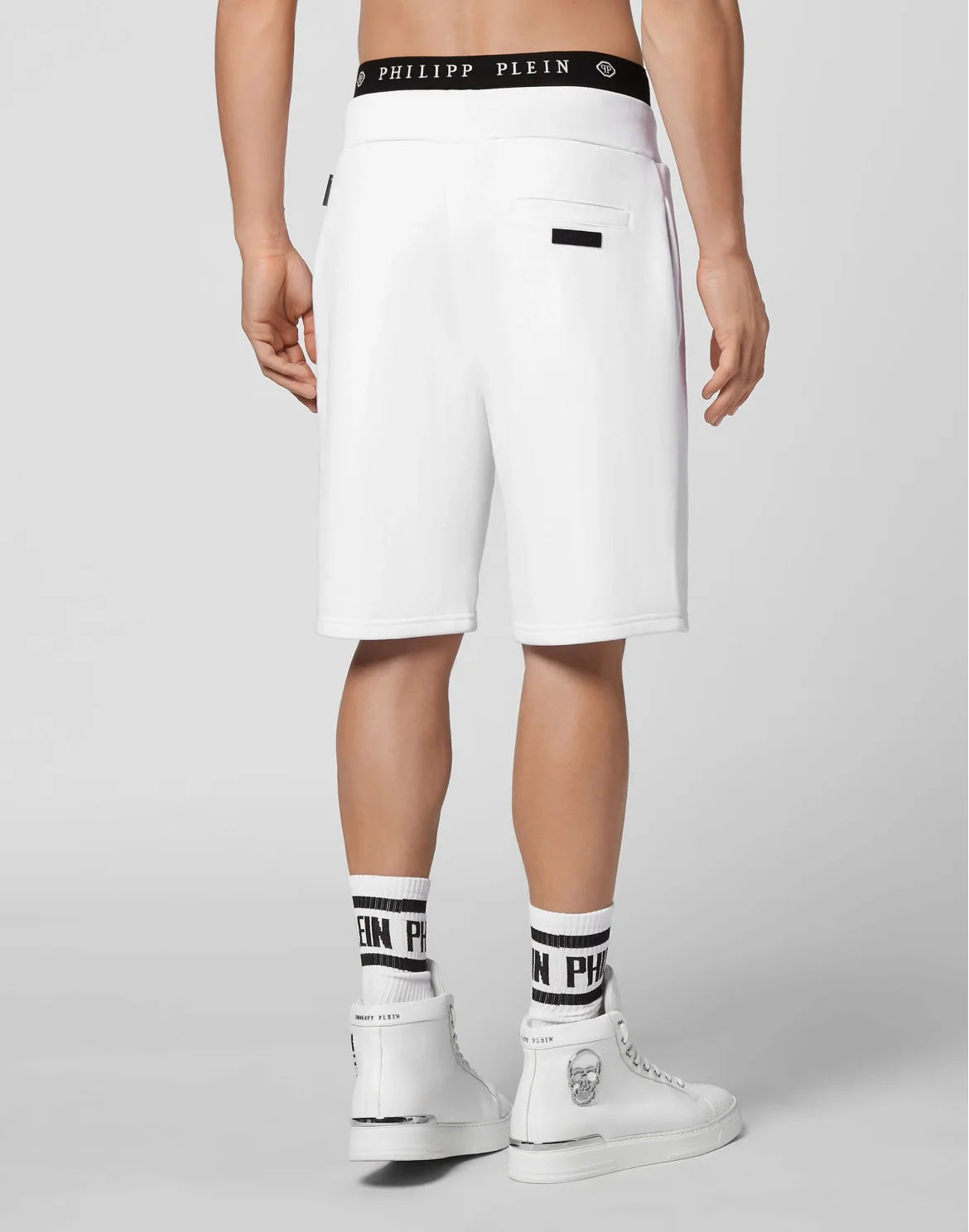 Jogging Shorts Iconic Plein, цвет: Белый