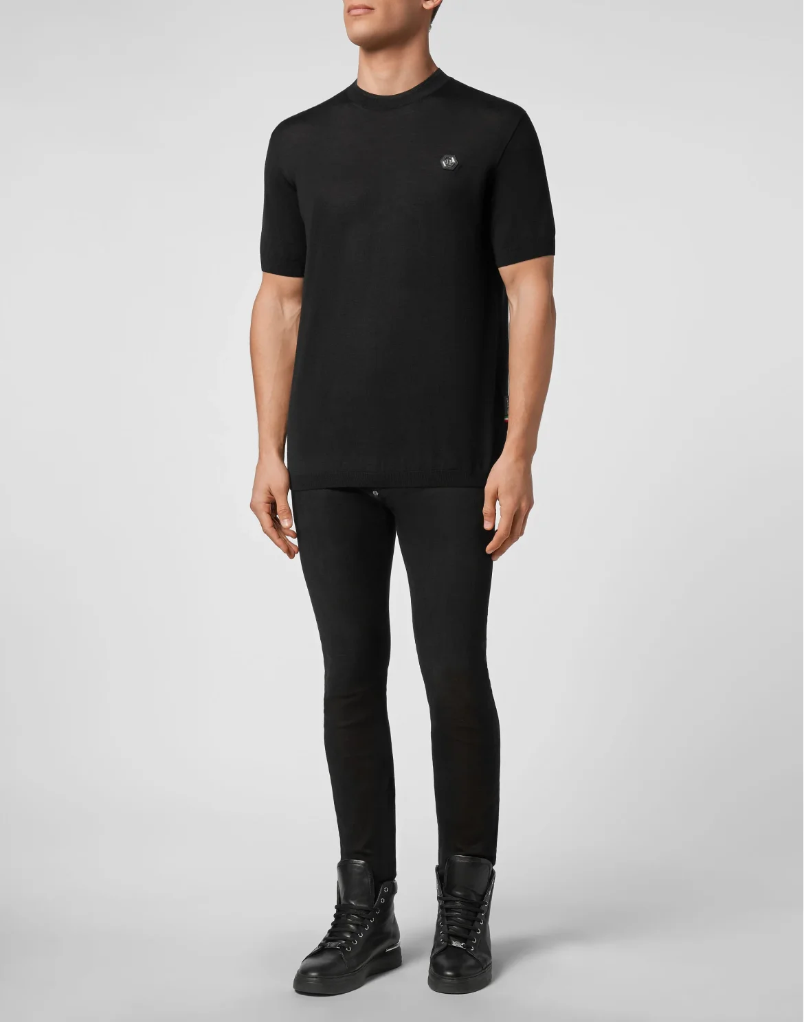 Wool T-shirt Istitutional, цвет: Черный