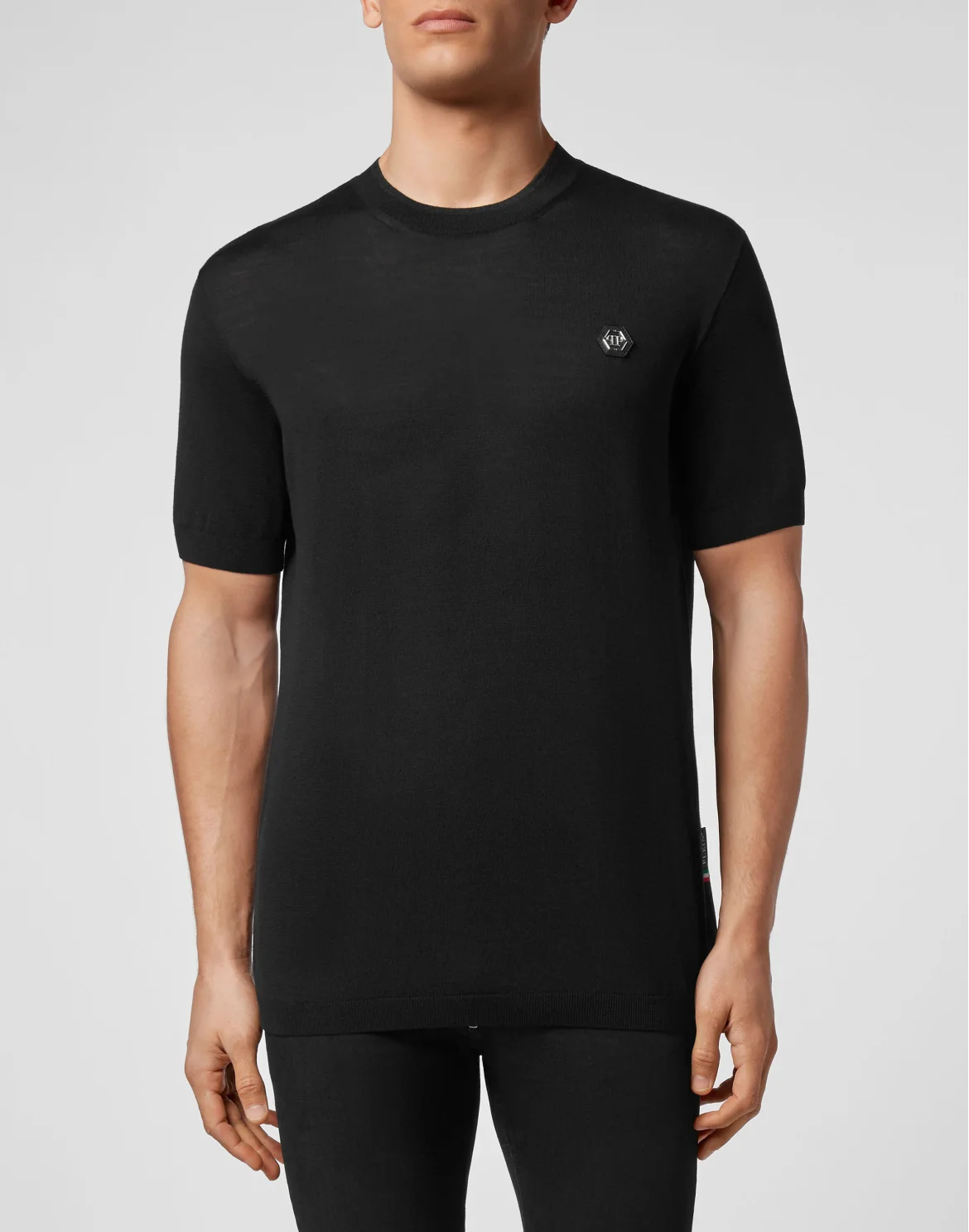 Wool T-shirt Istitutional, цвет: Черный