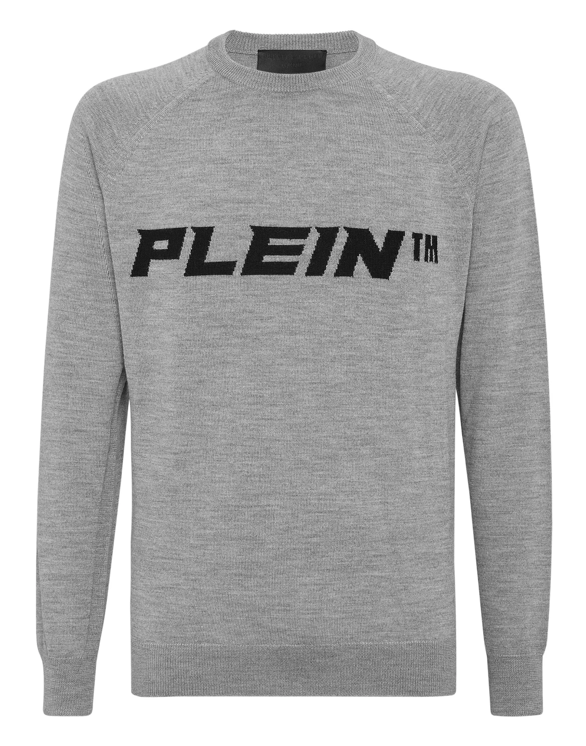Wool Pullover Round Neck LS, цвет: Серый