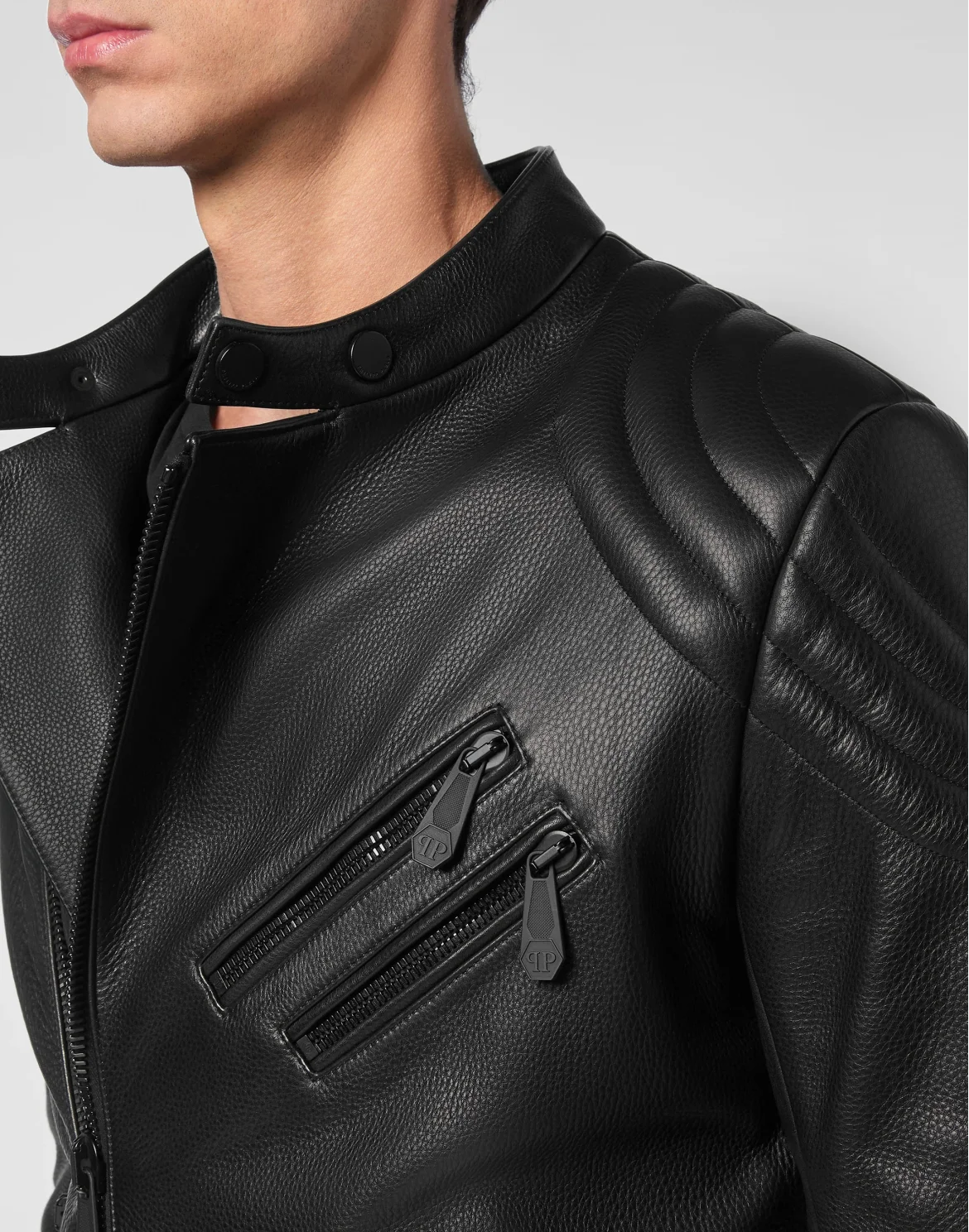 Handpainted Leather Biker Paradise Panther Edition, цвет: Черный