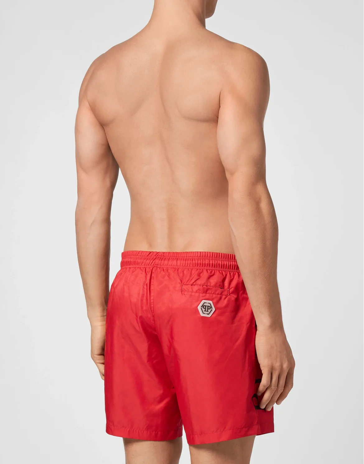 Beachwear Short Trousers Hexagon, цвет: Красный