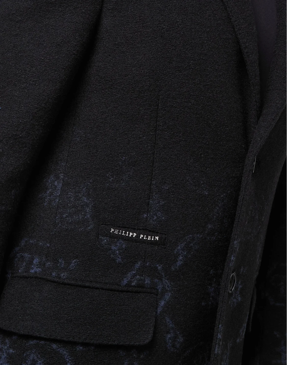 Wool sartorial jacquard Coat Monogram, цвет: Черный