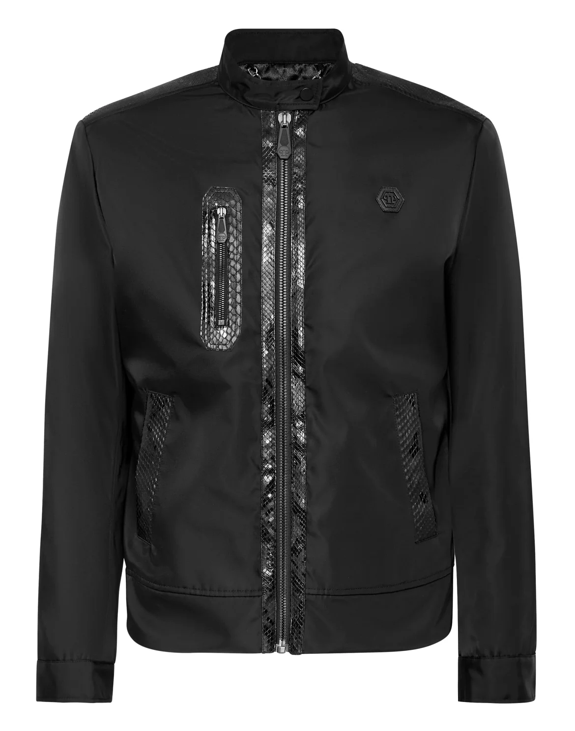 Jacket with Python Luxury, цвет: Черный