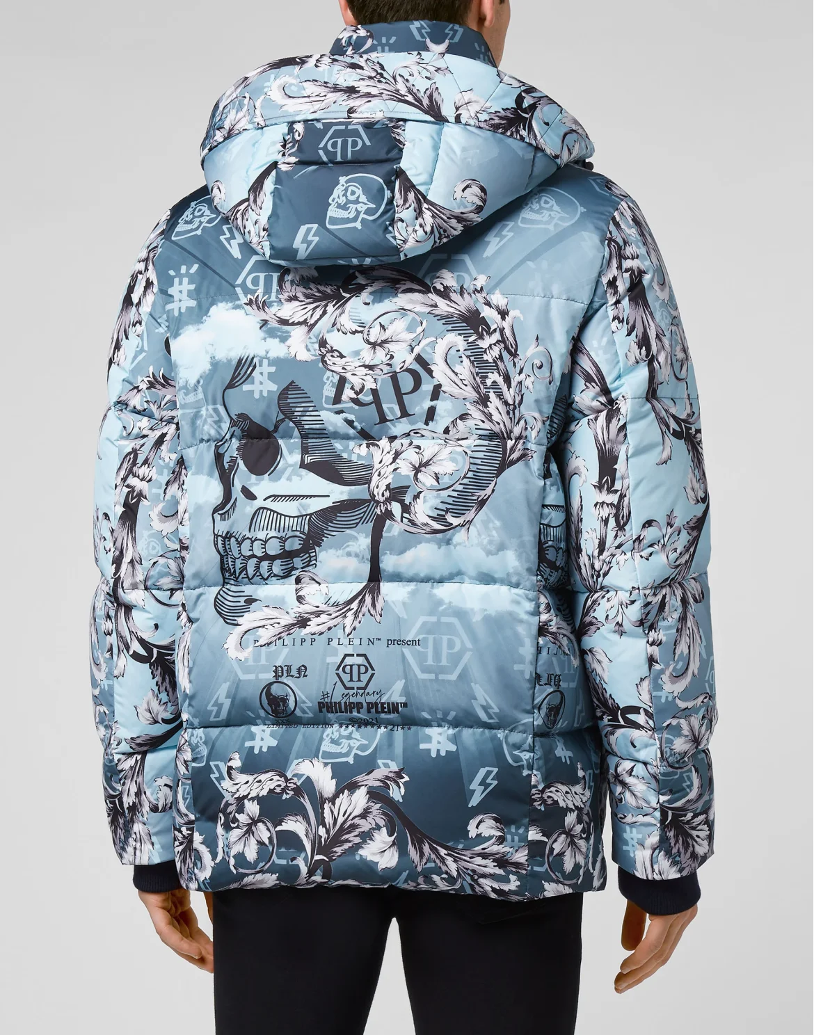 Nylon Jacket print New Baroque, цвет: Синий