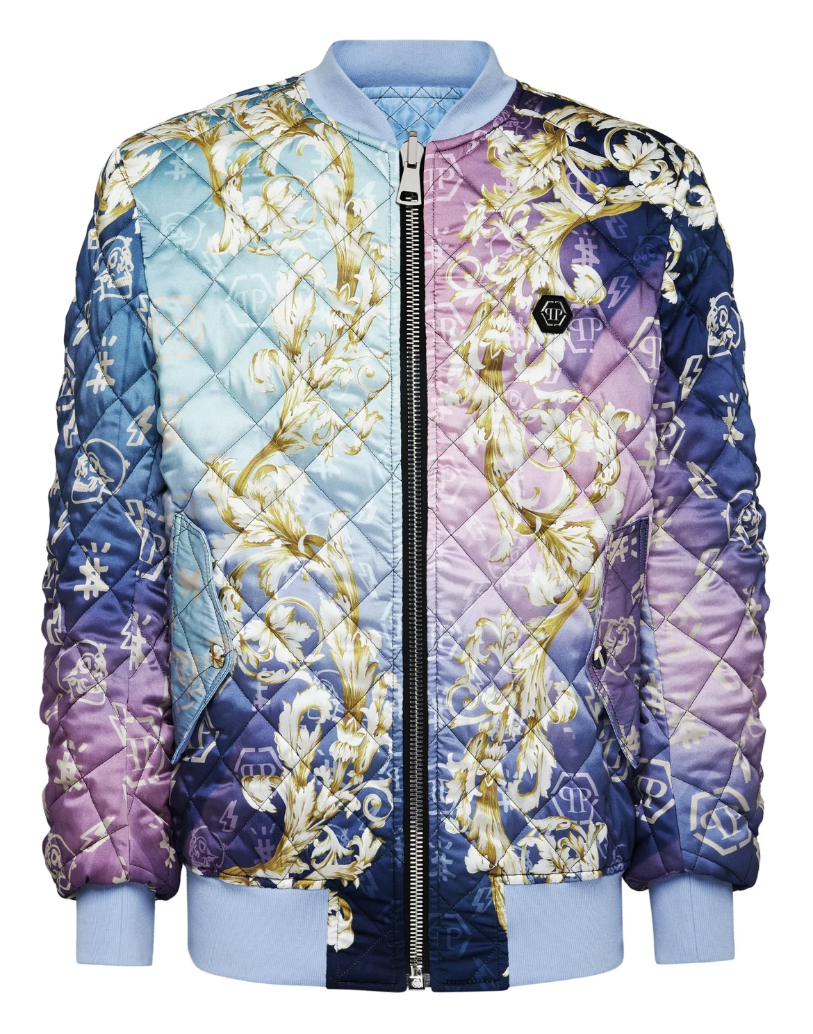Bomber matelassè New Baroque, цвет: Фиолетовый