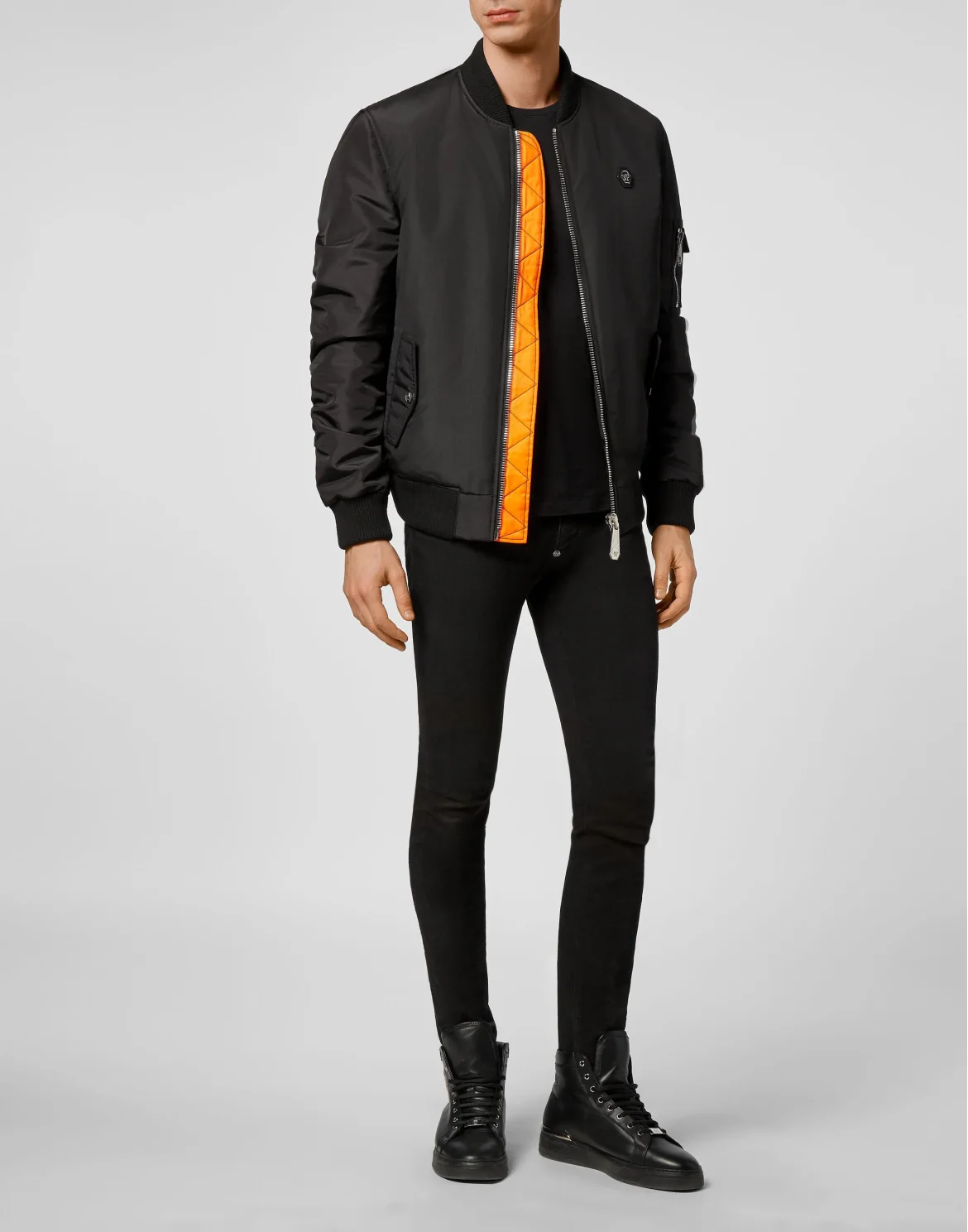 Nylon Bomber Philipp Plein TM, цвет: Черный