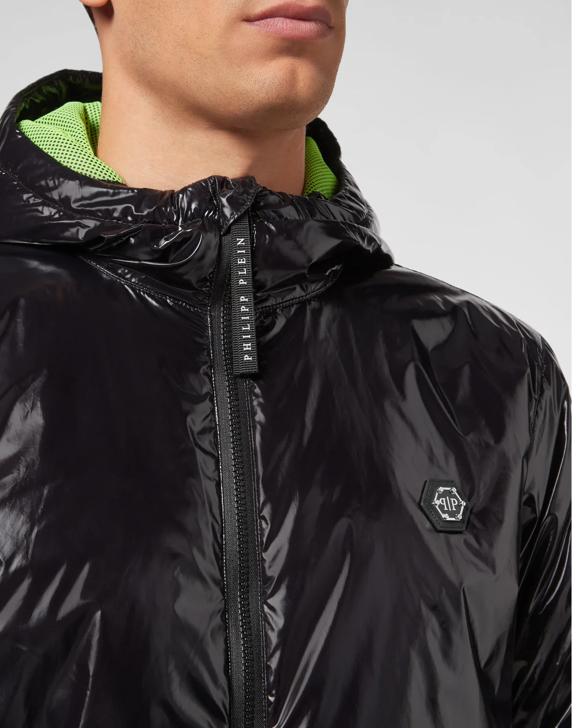Nylon Windbreaker, цвет: Черный