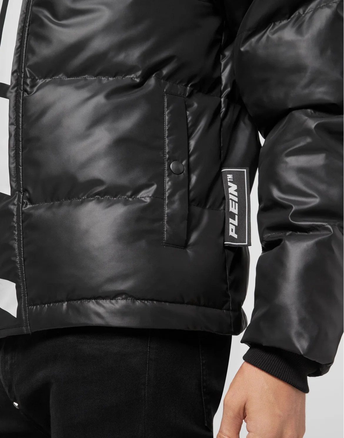Nylon Down Jacket, цвет: Черный