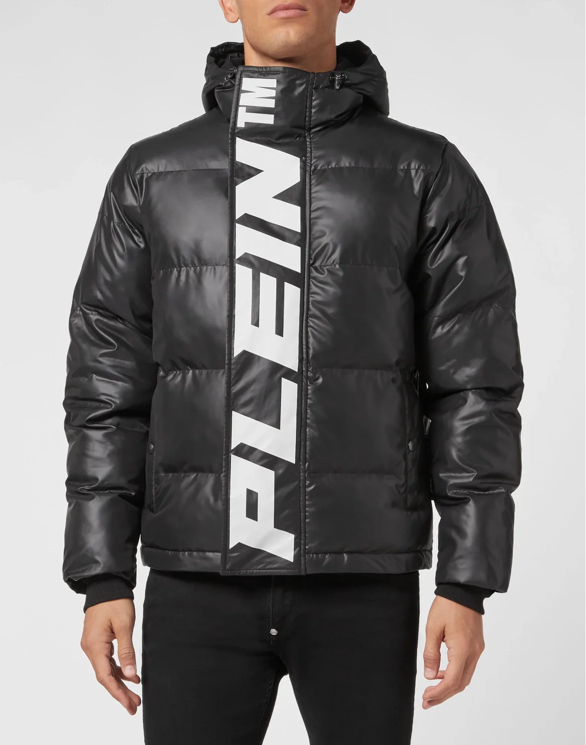 Nylon Down Jacket, цвет: Черный