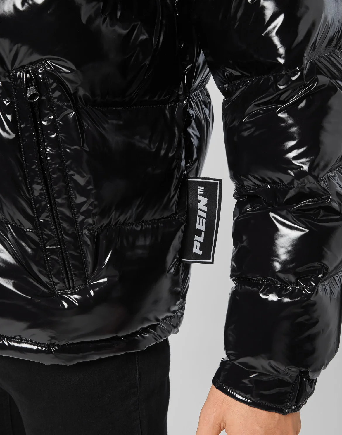Nylon Down Jacket, цвет: Черный