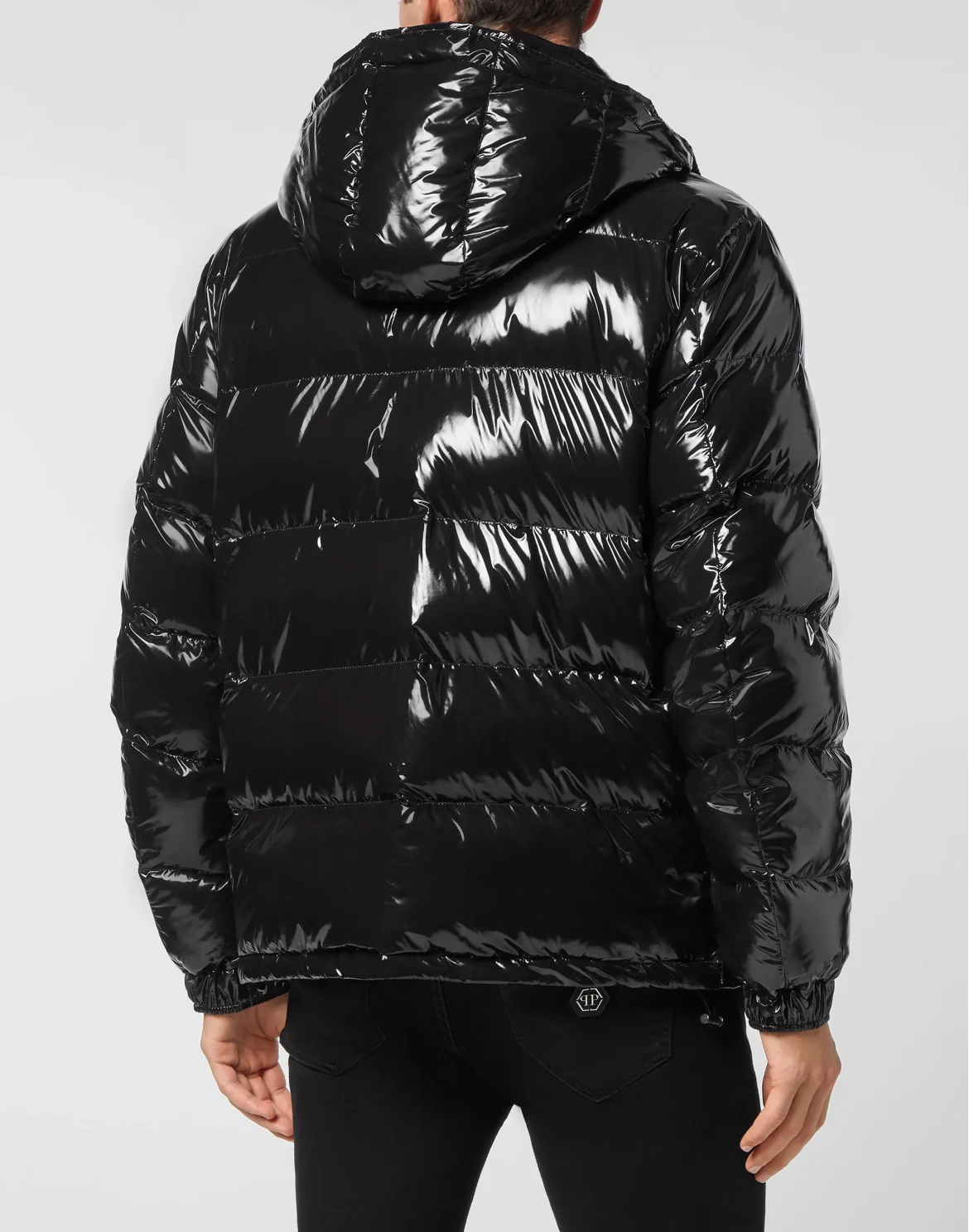 Nylon Down Jacket, цвет: Черный