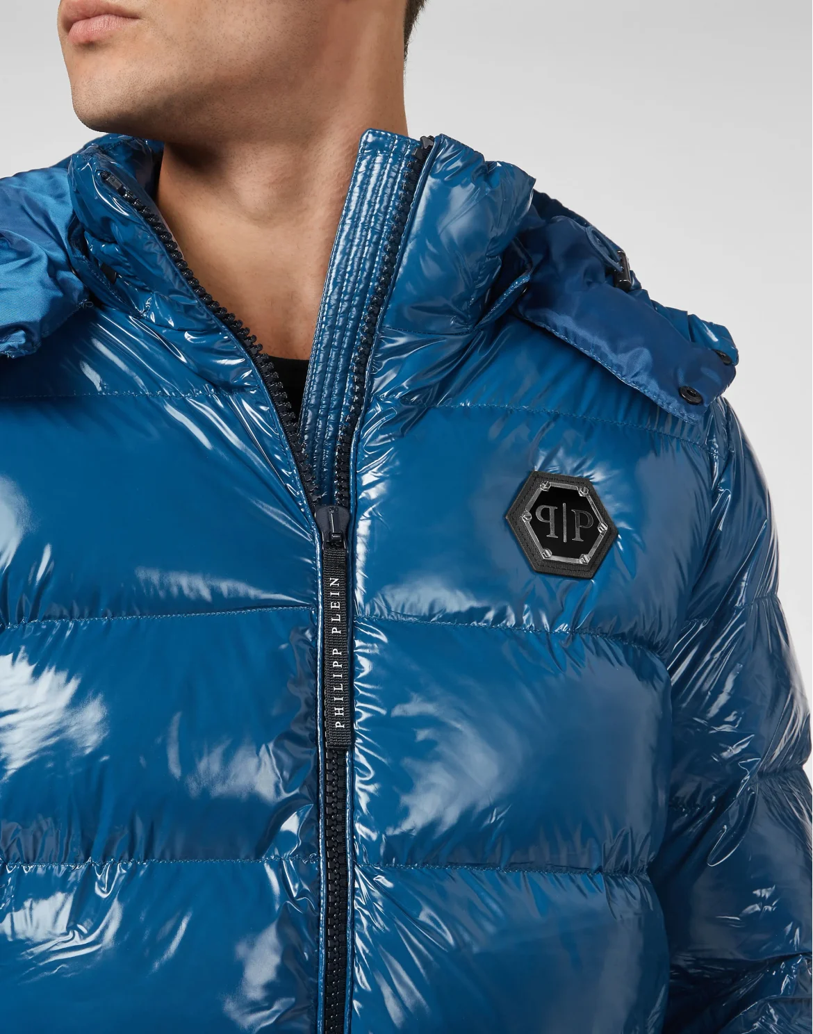 Nylon Down Jacket, цвет: Синий