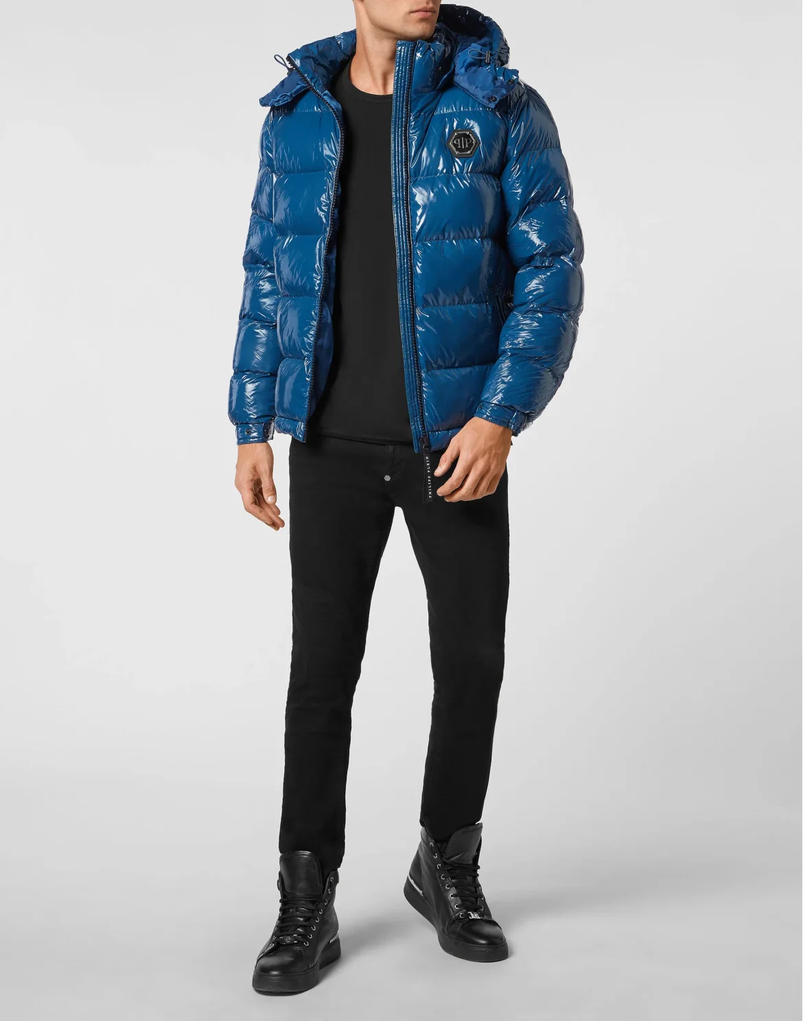 Nylon Down Jacket, цвет: Синий