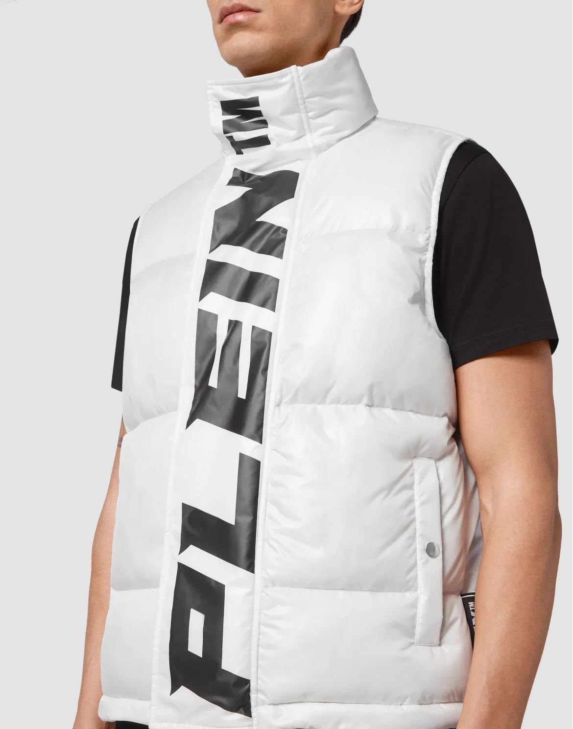 Nylon Down Jacket Vest, цвет: Белый