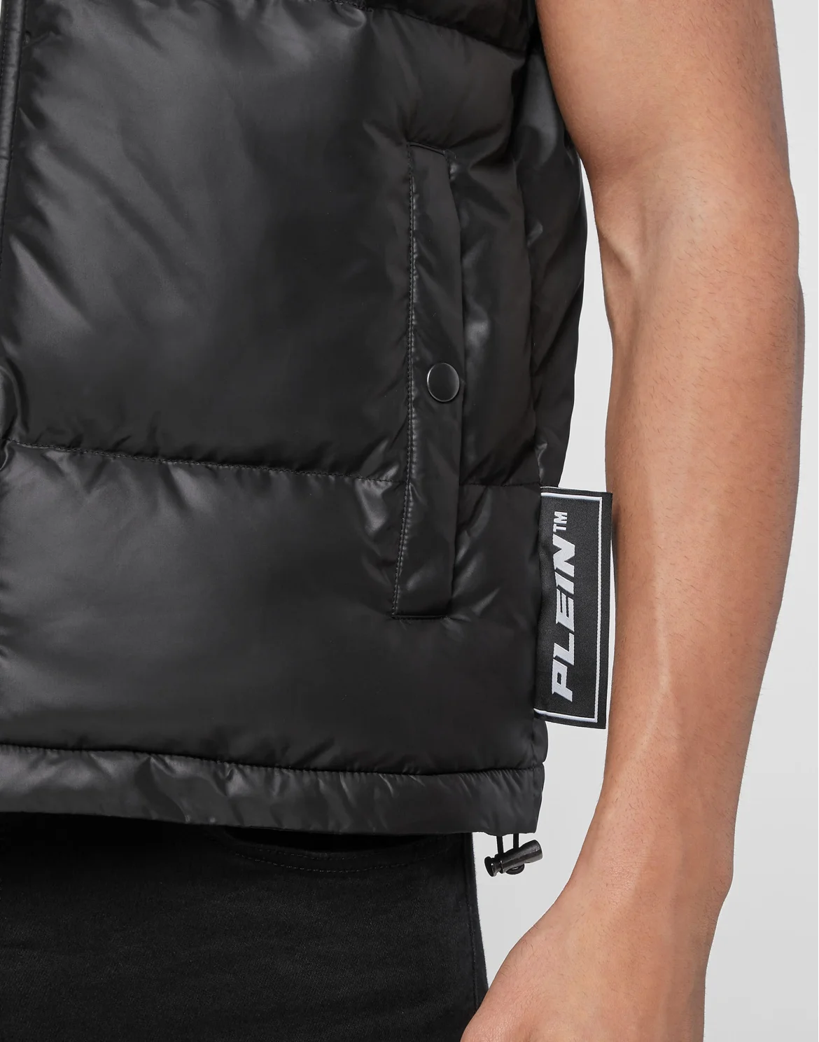 Nylon Down Jacket Vest, цвет: Черный