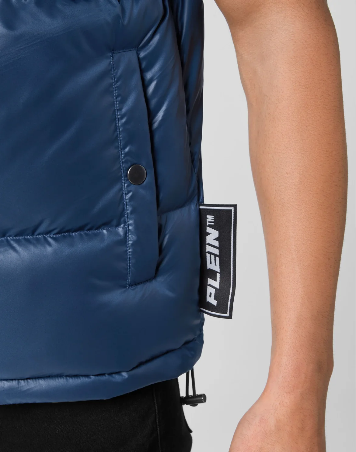Nylon Down Jacket Vest, цвет: Синий