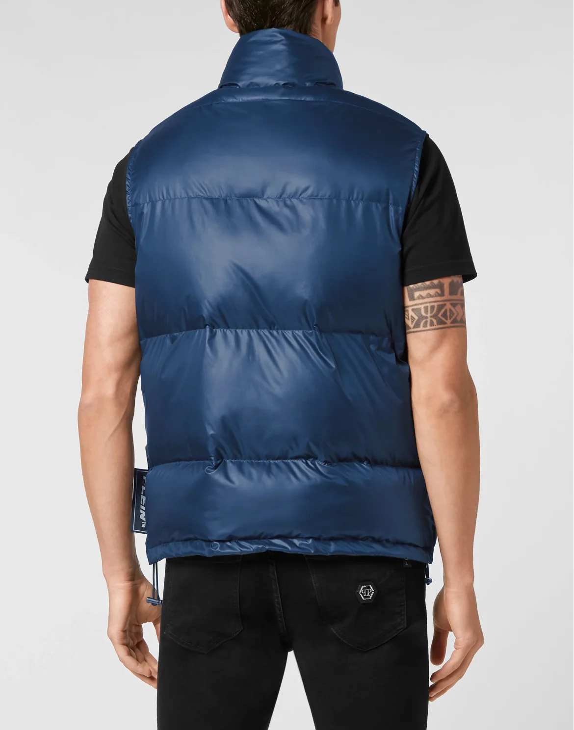 Nylon Down Jacket Vest, цвет: Синий