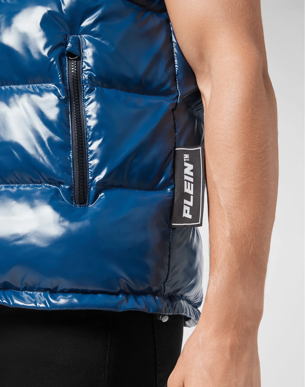Nylon Down Jacket Vest, цвет: Синий