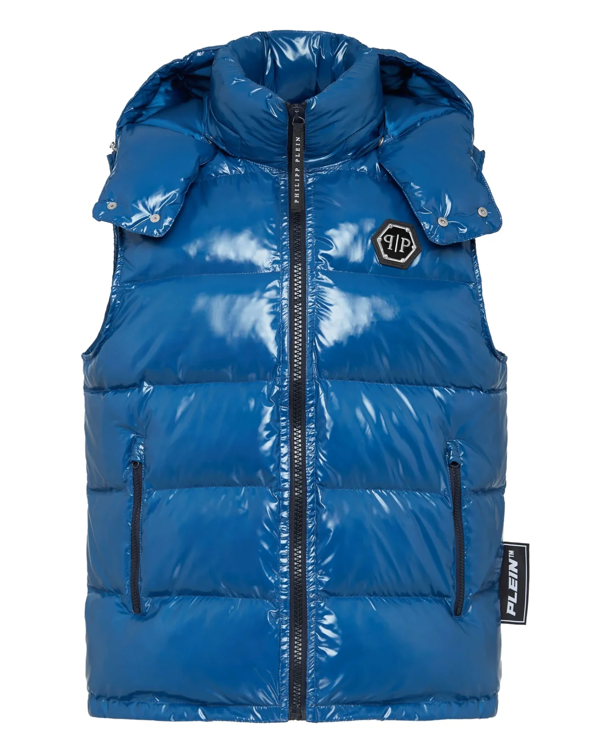 Nylon Down Jacket Vest, цвет: Синий
