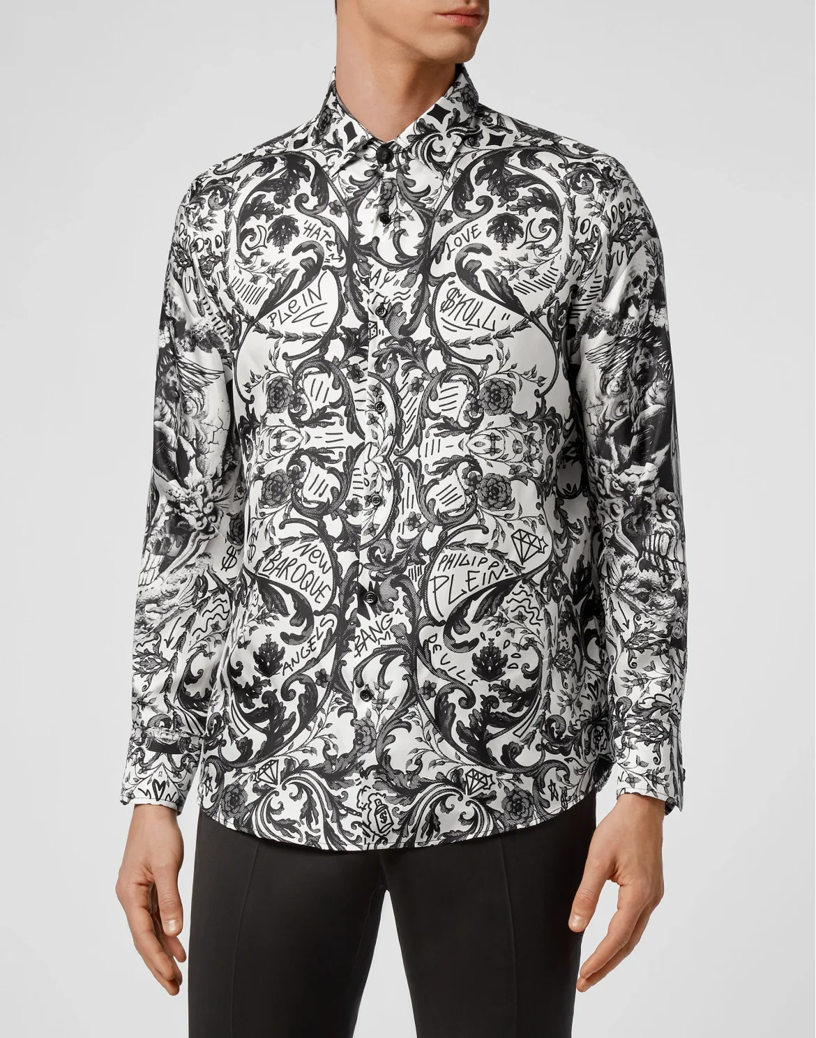 Silk Shirt Dandy LS New Baroque, цвет: Белый