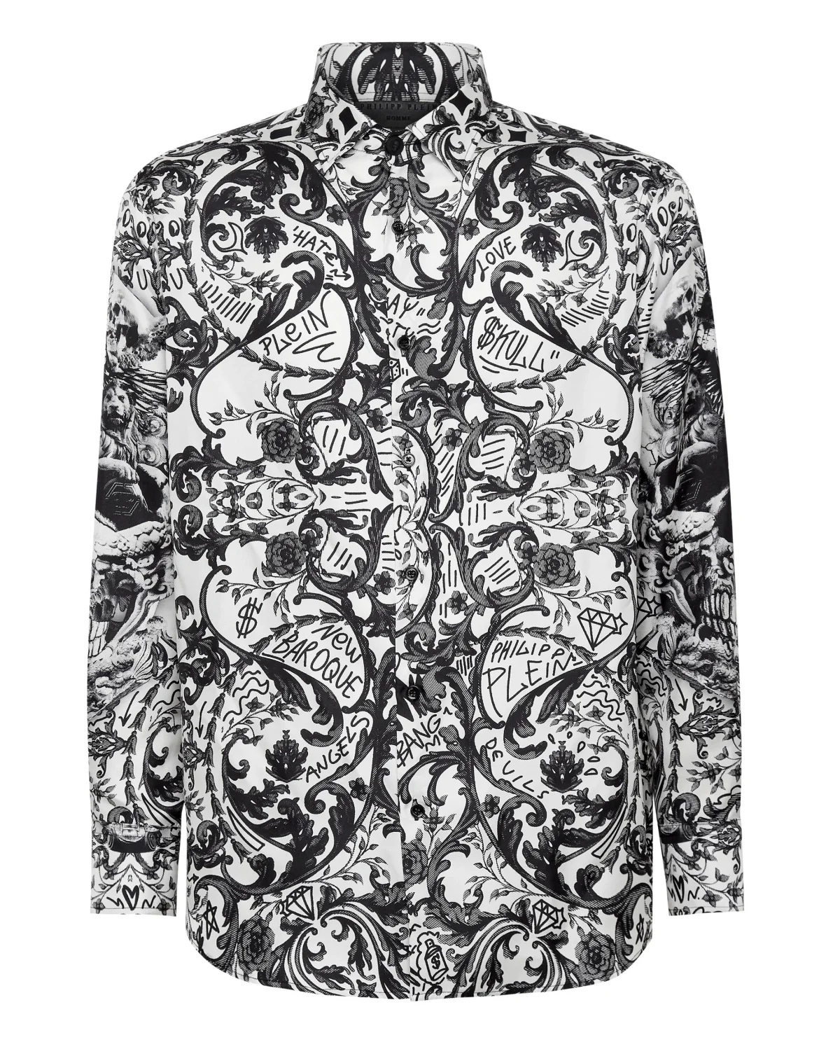 Silk Shirt Dandy LS New Baroque, цвет: Белый