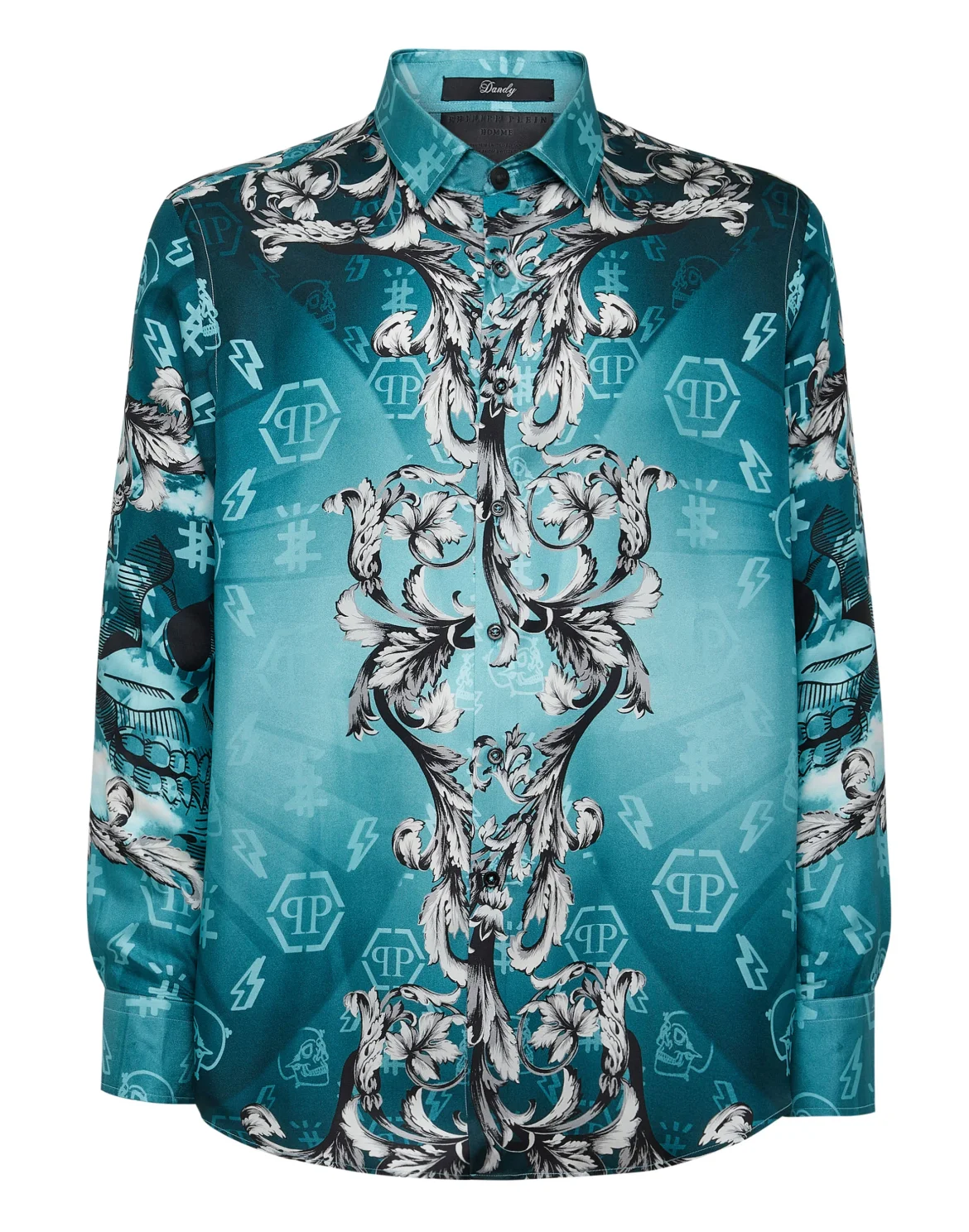 Silk Shirt Dandy LS New Baroque, цвет: Зеленый