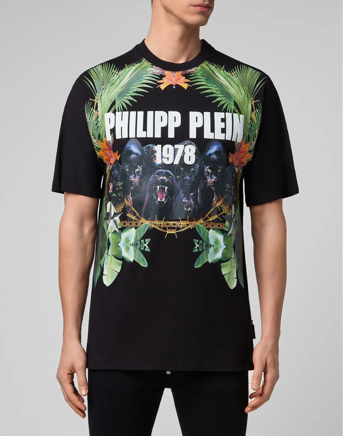 T-shirt Round Neck SS Paradise Panther Edition, цвет: Черный